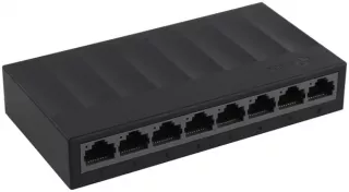 ���������� 8 ports Giga Unmanaged switch, 8 10/100/1000Mbps RJ-45 ports, plastic shell, desktop and wall mountable <LS1008G>